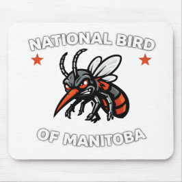 Manitoba National Bird Mouse Pad マウスパッド