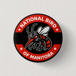 Manitoba National Bird Pin Button 缶バッジ
