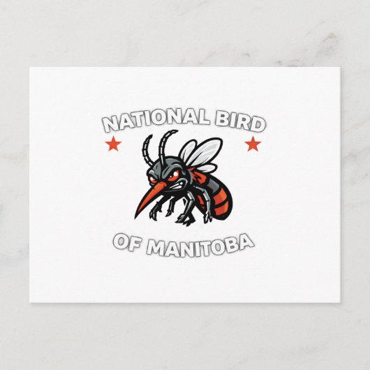 Manitoba National Bird Postcard ポストカード (正面)