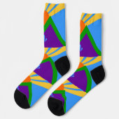 Manitou春の旗と男性クルーの靴下 ソックス (左)