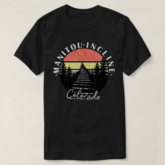 Manitou Incline Colorado Springs Tシャツ (デザイン正面)