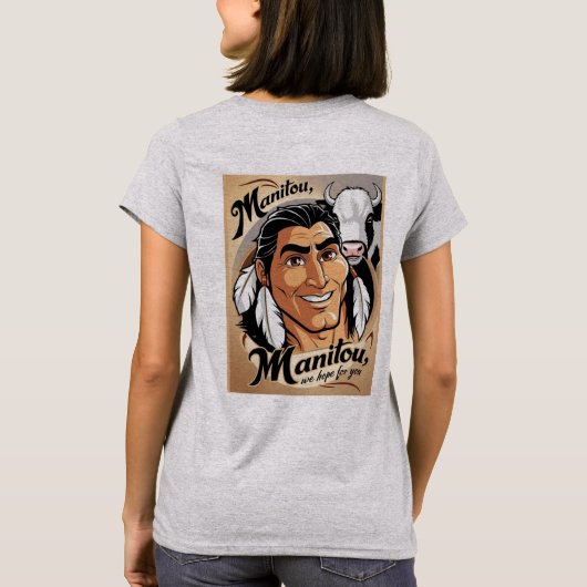 Manitou Tシャツ (裏面)
