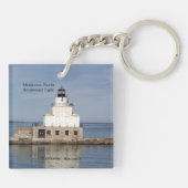 Manitowoc North Breakwaterライトキーチェーン キーホルダー (裏面)