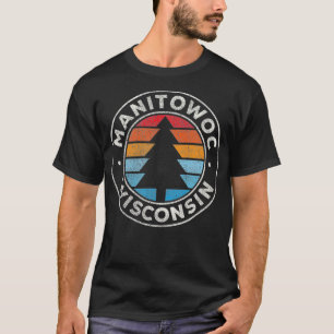 Manitowoc Wisconsin WIヴィンテージグラフィックレトロ70s Tシャツ