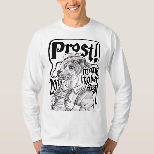 Manktoberfest 21長袖Tシャツ Tシャツ (正面)