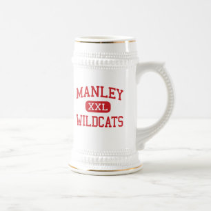 Manley -山猫-高等学校-シカゴイリノイ ビールジョッキ