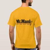manly T-shirt氏 Tシャツ (裏面)