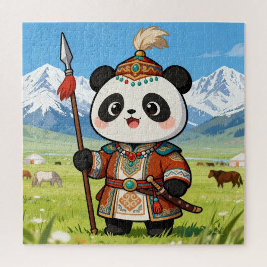 Mannas Culture Panda Puzzle ジグソーパズル (縦)