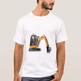 Männer Basic T-Shirt mit witzigem Bagger-Motiv Tシャツ