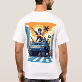 Männer Basic T-Shirt Tシャツ (裏面)