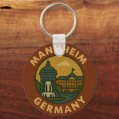 Mannheim Germany City Art キーホルダー (正面)