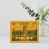 Mannheim Germany City Art ポストカード (スタンド正面)