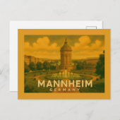 Mannheim Germany City Art ポストカード (正面/裏面)