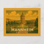 Mannheim Germany City Art ポストカード (正面)