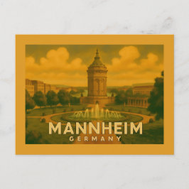 Mannheim Germany City Art ポストカード