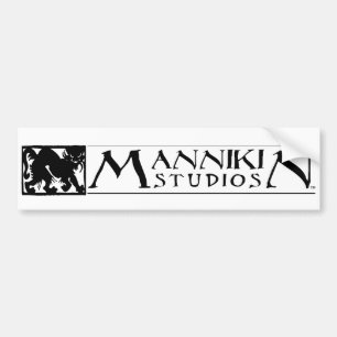 Mannikinのスタジオのロゴのバンパー バンパーステッカー