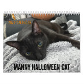 Manny Halloween Cat 2026 Calendar カレンダー (カバー)