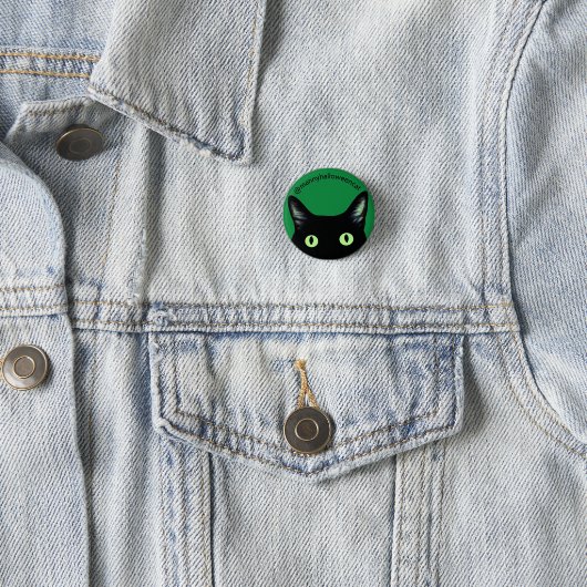 Manny Halloween Cat Button 缶バッジ (インサイチュ)