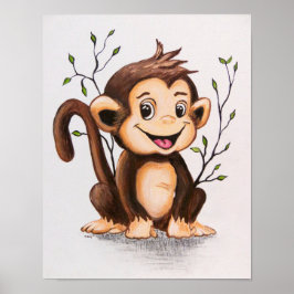 Manny the Monkey Poster ポスター