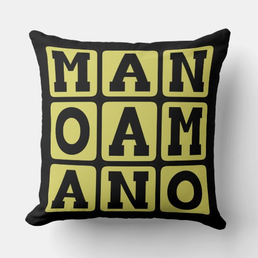 Mano A Mano、直接対決を意味するラテン語のフレーズ クッション (正面)