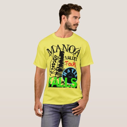 MANOAの谷の滝旅行 Tシャツ (正面フル)