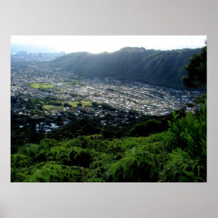 Manoaの谷、O'ahu、Hawai'i ポスター