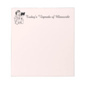 Manocide Feministメモ帳の議題 ノートパッド (正面)