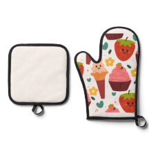 Manopla de Cocina Dulces Kawaii