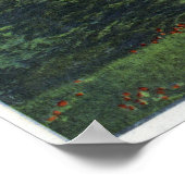 Manor Hill Overlooking Rangeley Village Scene ポスター (角)