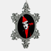 Manosはマスターのオーナメントを戻します スノーフレークピューターオーナメント (左)