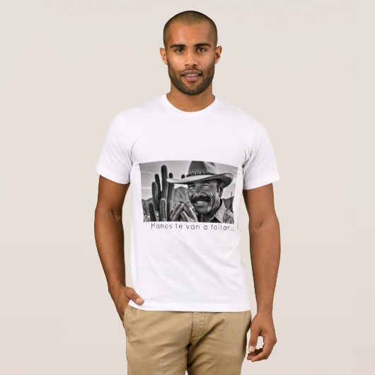 Manos te van a faltar Wüsten-Kaktus Tシャツ (正面フル)