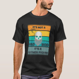 MansそのパパではないBODその父親の姿ひげを付けた Tシャツ