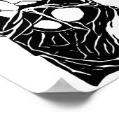 mans体男性の人間の解剖学抽象芸術アート ポスター (角)