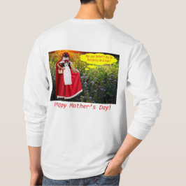 mans長い袖ティー。母の日おめでとう。ラグドール tシャツ