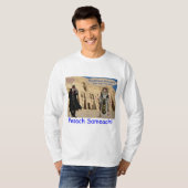 mans長い袖ティー。Happy Passover.ロリス/モ Tシャツ (正面フル)