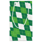 Mans パーソナライズされた GOLF、ゴルファーをテーマにしたPar-TEE スモールペーパーバッグ (裏面)