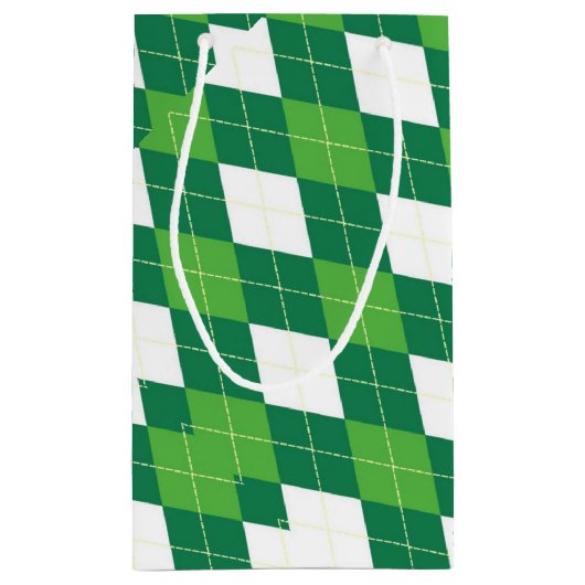 Mans パーソナライズされた GOLF、ゴルファーをテーマにしたPar-TEE スモールペーパーバッグ (裏面)