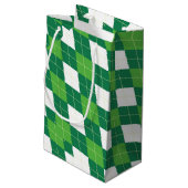 Mans パーソナライズされた GOLF、ゴルファーをテーマにしたPar-TEE スモールペーパーバッグ (裏面アングル)