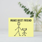 Mans 最高の friend, The CAT,はがき ポストカード (スタンド正面)