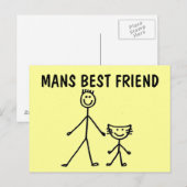 Mans 最高の friend, The CAT,はがき ポストカード (正面/裏面)