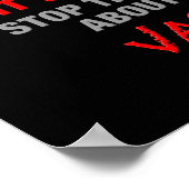 Man's 考え Vape Premiumポスタープリント ポスター (角)