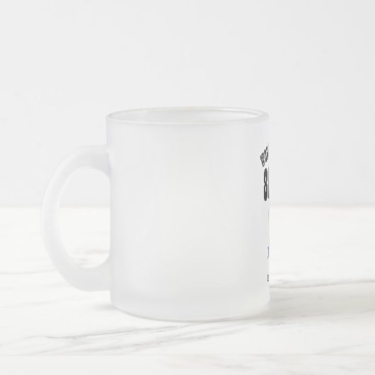 Mans 80誕生日ギフト世界最高カスタマイズ フロストグラスマグカップ (左)