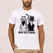 Mans Best Friend, Cat T_shirts Tシャツ (正面)