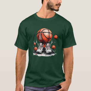 Man's Dark Green基本Tシャツ。 Tシャツ