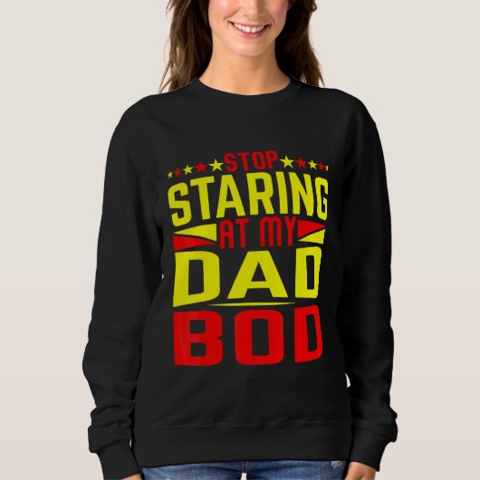 Mans It Not AパパBod It A Father姿Tee スウェットシャツ (正面)