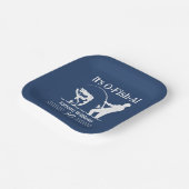 Man's It's O-fish-al Fisherman 50th Birthday Party ペーパープレート (傾斜あり)