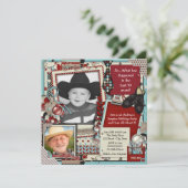 Mans Photo 70th Birthday Partyへの招待 招待状 (スタンド正面)