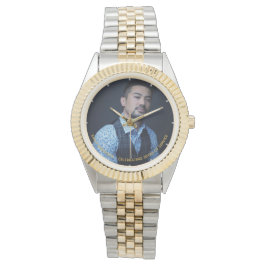 Mans PHOTO WATCH RETIREMENT – 記念名称 腕時計