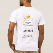 mans Tシャツの数学のキャットウーマンの女性のロゴ Tシャツ (裏面)