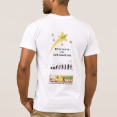 mans Tシャツ科学のキャットウーマンの女性のロゴ Tシャツ (裏面)